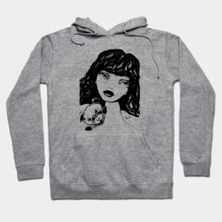 Beary Sweet - Black & White Version Hoodie